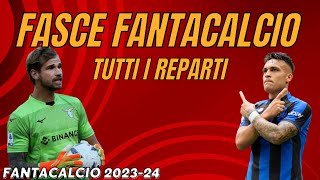 FASCE FANTACALCIO 202324 COMPLETE  Guida allAsta del Fantacalcio 202324 [upl. by Burton162]