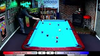 Lowered Pool Cast Ep 512 Ryan Kilpeck Vs Keith Bergeron 10 ball race to 10 [upl. by Steel205]