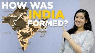 How was India Formed  Princely States and Jammu and Kashmir [upl. by Buff]