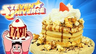 Desayuno Juntos de STEVEN UNIVERSE 🥞 Gofres con Palomitas de Caramelo😋 [upl. by Apul87]