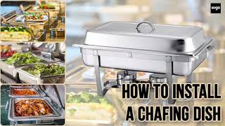 SOGA Stainless Steel Chafing Catering Dish Food Warmer [upl. by Anha]