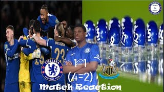 Live Carabao Cup Semifinal Draw Reactions and Chelsea 4 11 2 Newcastle United Match Reaction [upl. by Hajidak]