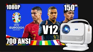 Yaber V12 Review  Impressive Home Cinema Projector 300quot PS5 Gaming [upl. by Alia663]