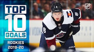 Top 10 Rookie Goals of 201920  So Far  NHL [upl. by Idahs449]