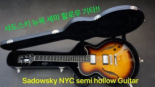 2018 Sadowsky NYC Archtops Semi hollow Guitars DuckBass Review [upl. by Dougie]