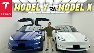 Tesla Model Y vs Model X Brutally HONEST Review [upl. by Latta]