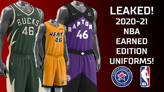 LEAKED Every New NBA Earned Uniform for 2021 [upl. by Quennie]