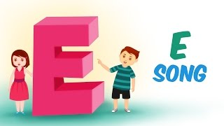 The Letter E Song  Alphabet Songs for kids  Nursery Rhymes by Kids Yogi [upl. by Bevash]