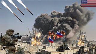 SHOCKING US counterattack Russian elite battalion headquarters destroyed by American made missile [upl. by Ryon]