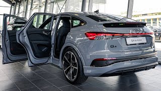 2024 Audi Q4 etron Sportback S line  Exterior and Interior Walkaround [upl. by Yrtsed]