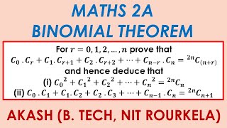 Binomial Theorem Important LAQ 13  Maths 2A maths2a inter2ndyearmaths [upl. by Toille]