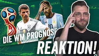 REAKTION WM 2018 Prognose feat Frankreich Salah und Cristiano Ronaldo [upl. by Jeremiah]