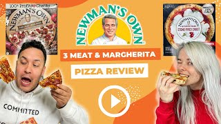 Are frozen Margherita Pizzas any good  Newman’s Own Pizza Review [upl. by Alidus310]