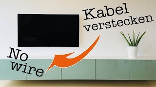 TV Kabel verstecken in Steinwand [upl. by Chilson]