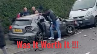 Fatal Car Crash Caught On UK CCTV Full Details In Description [upl. by Sy]