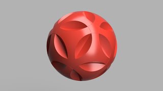 【立体設計通信165】Autodesk Fusion 装飾された球体 Decorated sphere [upl. by Nalyorf]