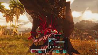 Ark Survival Ascended Alpha Boss Fights with Moro Rexs [upl. by Akemaj144]