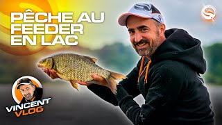 Pêche au Feeder  Feeder en Lac  Vincent VLOG 7 [upl. by Aiveneg]