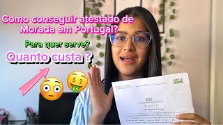 ✅Como solicitar o seu atestado de morada aqui em Portugal Quanto custa 🤑O que precisa Dicas⚠️ [upl. by Yssej]