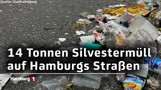 Glasscherben und Böllermüll Stadtreinigung nach Silvester im Großeinsatz [upl. by Atikel]