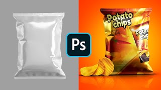 Create a Realistic Packaging Mockup in Photoshop [upl. by Ahsemad]