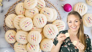 The Easiest Christmas Cookie Whipped Shortbread Cookies [upl. by Rednaxela]