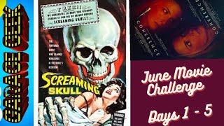 June MovieADay Challenge  Entries 1  5 JuneMovieChallenge [upl. by Ellenuahs]