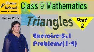 TrianglesPart2Class 9Exercise51Problems14Mathematics NCERT  CBSE [upl. by Phylys364]