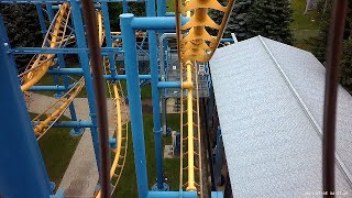 Time Warp Front Seat POV Canadas Wonderland 2024 [upl. by Rosenblum288]