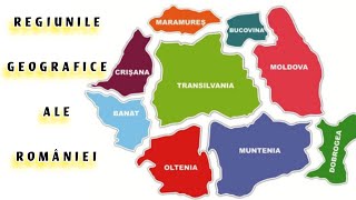 REGIUNILE GEOGRAFICE ALE ROMÂNIEI [upl. by Irrol819]