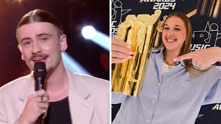 NRJ Music Awards 2024  Héléna Bailly gagne un prix face à Pierre Garnier [upl. by Brion859]