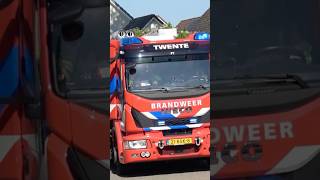 Brandweer Twente met spoed tijdens de open dag in Oldenzaal  112 brandweer [upl. by Pattani]