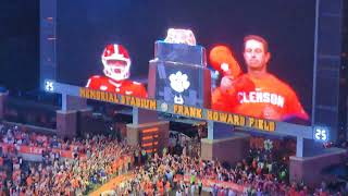 Clemson entrance vs NC State 10122 [upl. by Paradies]