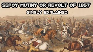 Sepoy Mutiny  Great Revolt of 1857  First war of Indian Independence  Simply Explained  Tamil [upl. by Laitselec579]