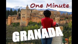 The Andalusian city of GRANADA in one minute [upl. by Loretta854]