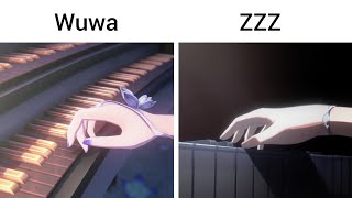 ZZZ vs Wuwa Piano Animation 😭 [upl. by Ahteres]