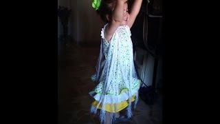 Vestido de flamenca Niña 2 años [upl. by Goren139]