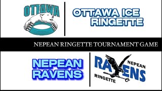 Nepean Ravens Vs Ottawa Ice Ringette Tournament Game Highlights [upl. by Cronin]