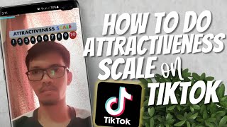 How to use attractiveness scale on Tiktok [upl. by Israel]