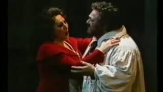 Luciano Pavarotti  Ghena Dimitrova  Tosca 1985  Love Duet [upl. by Aiset15]