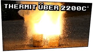 Thermit über 2000°C heiß Eisenoxid  Aluminium  Techtastisch 10 [upl. by Oretos561]