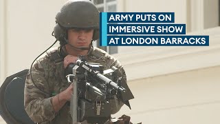 Army Expo unveils future of British Army in openair theatre experience [upl. by Nirual593]