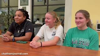 Woods Charter Girls Basketball coach Carmen Wood amp players discuss upcoming season  11724 [upl. by Leik]