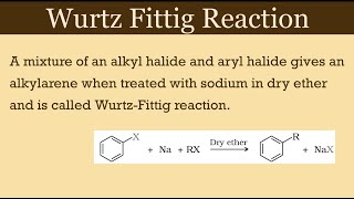 Wurtz Fittig Reaction with Mechanism is amazing  Organic Chemistry  Gagan Sir [upl. by Cormier]