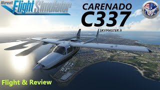 Cessna C337 Skymaster II by Carenado  FlightReview  Microsoft Flight Simulator [upl. by Enrichetta]