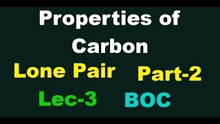 organic chemistry basic concepts in hindi lone pair in hindi  properties of carbon atoms [upl. by Anivid]