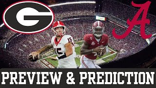 Georgia vs Alabama Preview amp Prediction [upl. by Norraf]