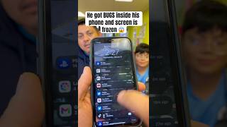 I FIXED His PHONE With a Simple TRICK 😳 shorts funny iphone apple ios fyp [upl. by Akienat570]