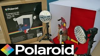 Polaroid Pro LED Table Top Photo Studio Kit Unboxing Setup Specs amp Demo Ruby Rock YouTube 18 [upl. by Ezekiel]