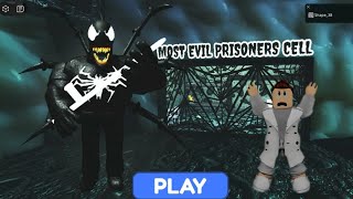 🕸️ Venom Prison Run  Full Walkthrough roblox robloxgames SoySitYT [upl. by Anilrac]